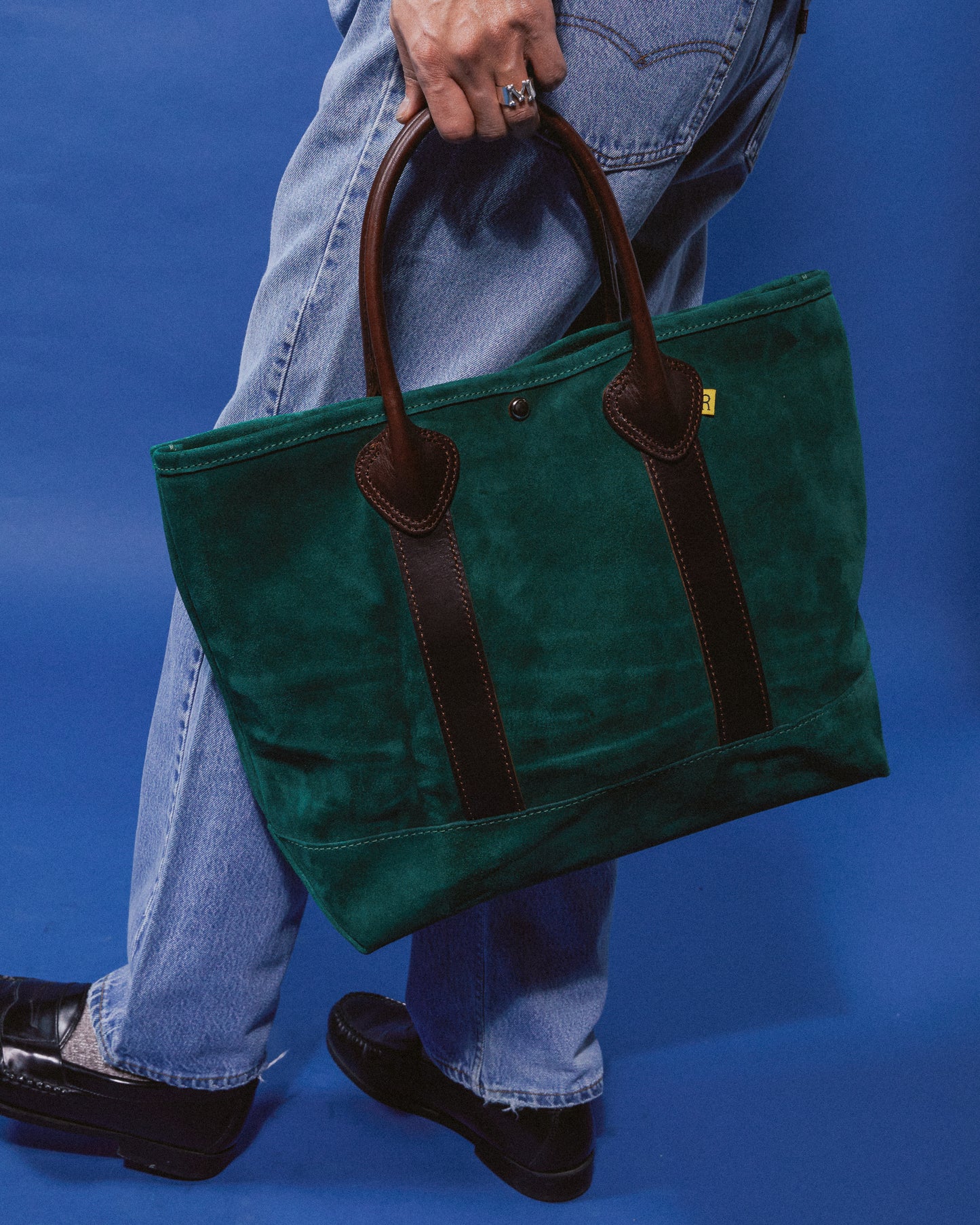 E289 TOTE BAG - FOREST GREEN